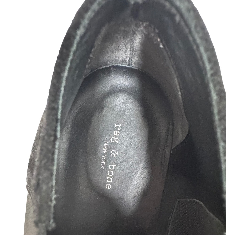 Rag & Bone beha chealsea‎ Boots sz 7 Black Leather Pointed Toe Stiletto - Picture 2 of 6